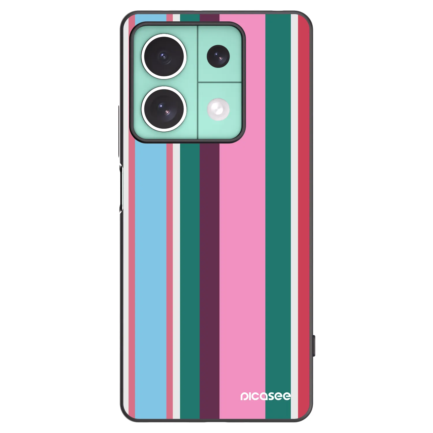 Picasee silikonowe czarne etui na Xiaomi Redmi Note 13 5G - Cabana club