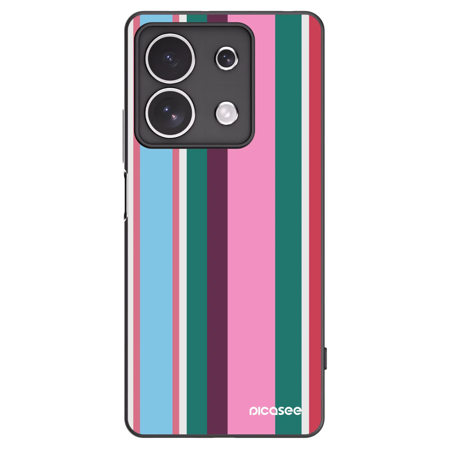 Picasee silikonowe czarne etui na Xiaomi Redmi Note 13 4G - Cabana club