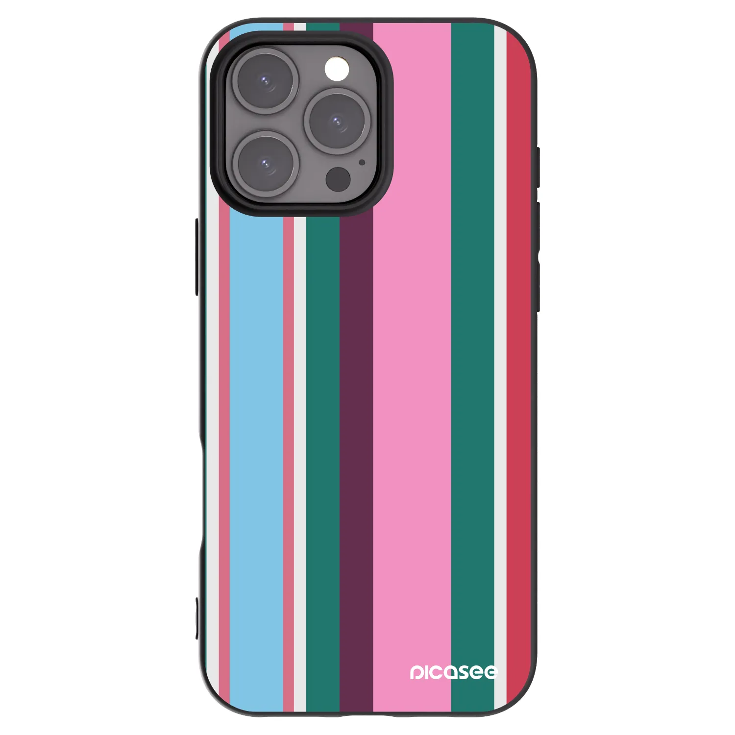 Picasee silikonowe czarne etui na Apple iPhone 16 Pro Max - Cabana club
