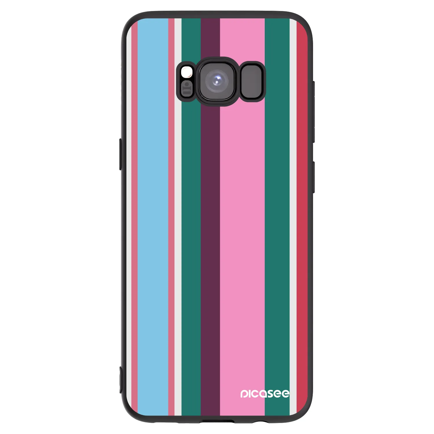 Picasee silikonowe czarne etui na Samsung Galaxy S8 G950F - Cabana club