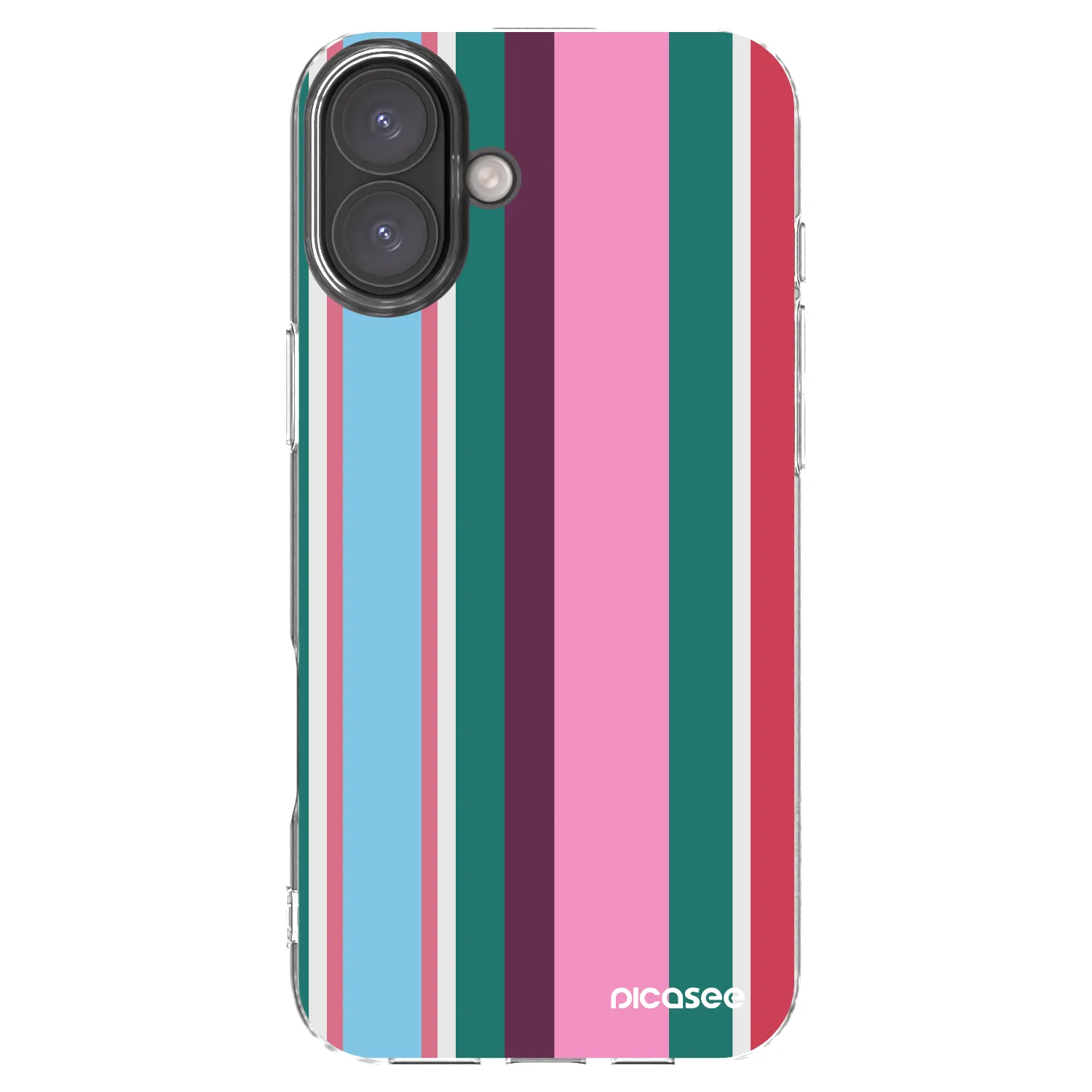 Picasee silikonowe przeźroczyste etui na Apple iPhone 16 Plus - Cabana club
