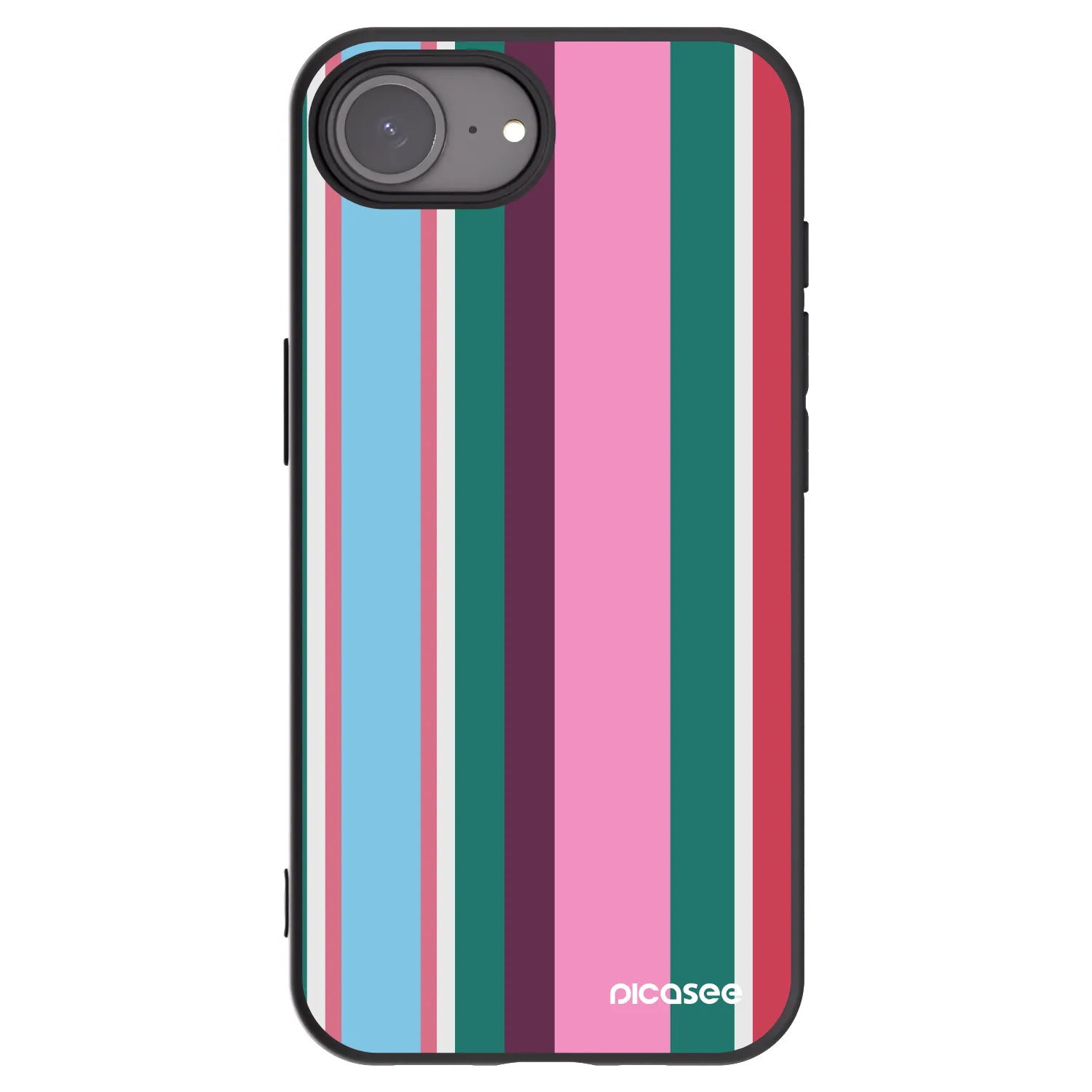 Picasee silikonowe czarne etui na Apple iPhone 16e - Cabana club