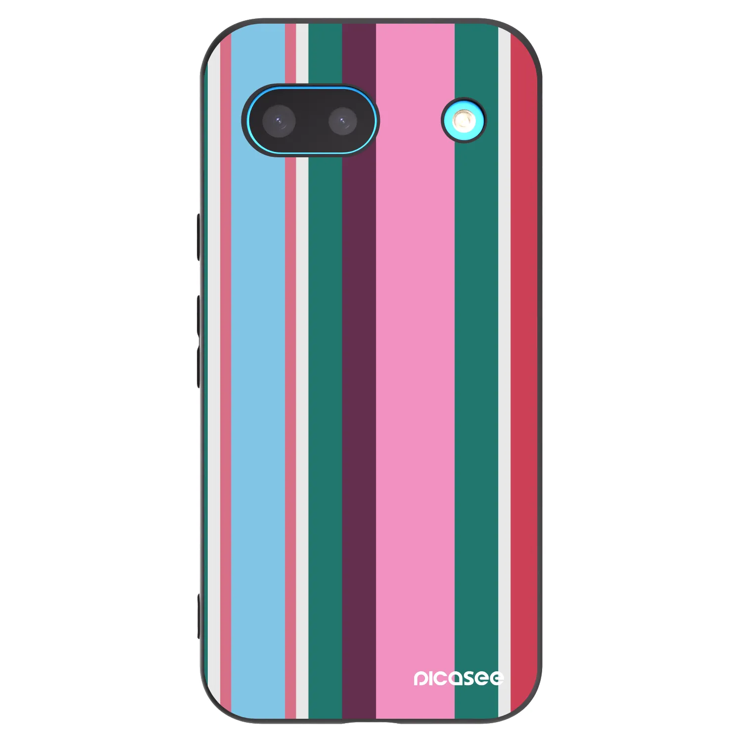 Picasee silikonowe czarne etui na Google Pixel 8a - Cabana club