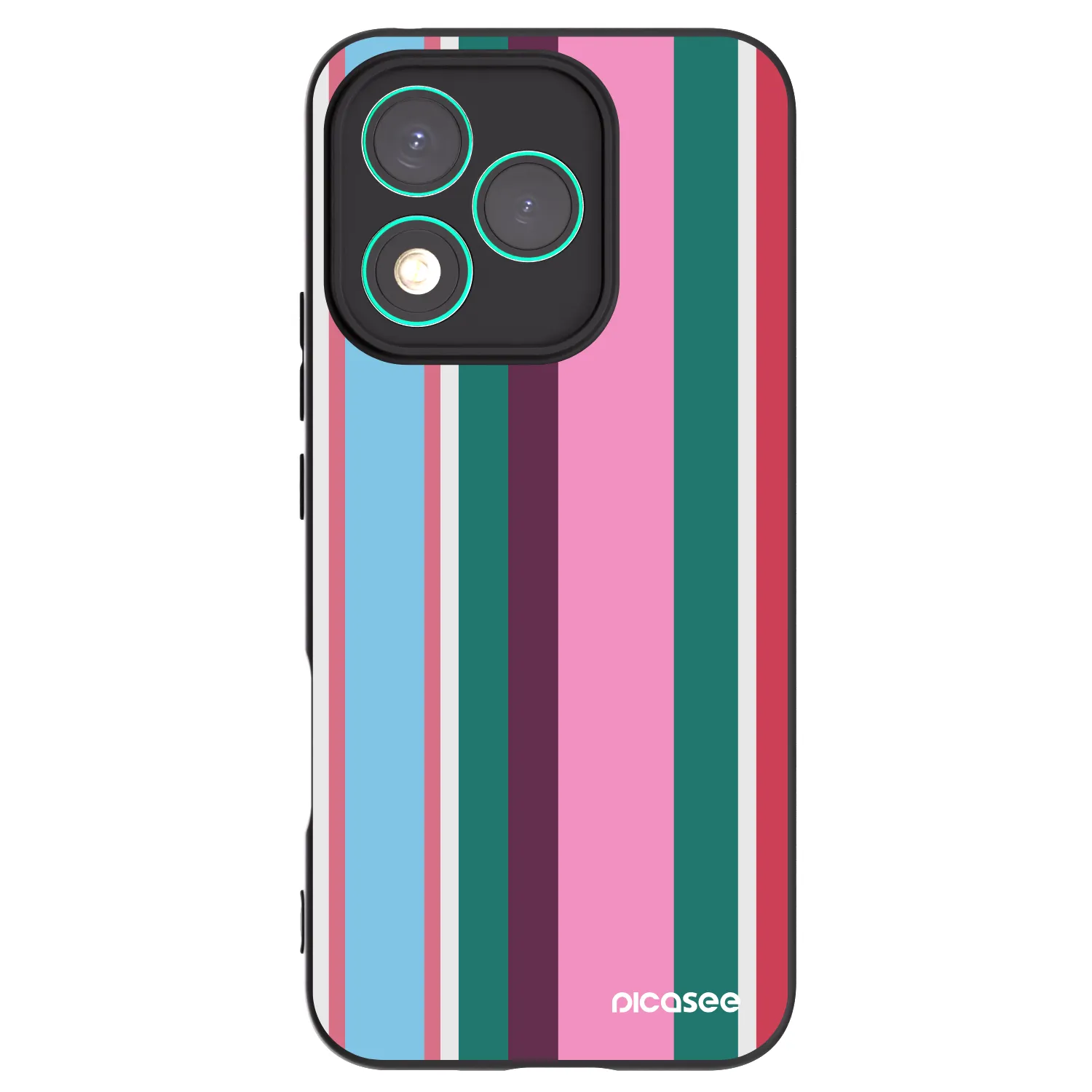 Picasee silikonowe czarne etui na Honor 400 Lite 5G - Cabana club