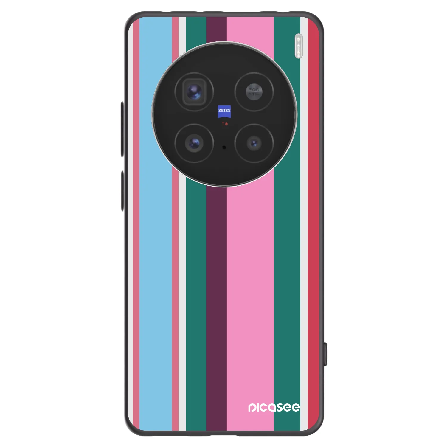 Picasee silikonowe czarne etui na Vivo X200 Pro - Cabana club