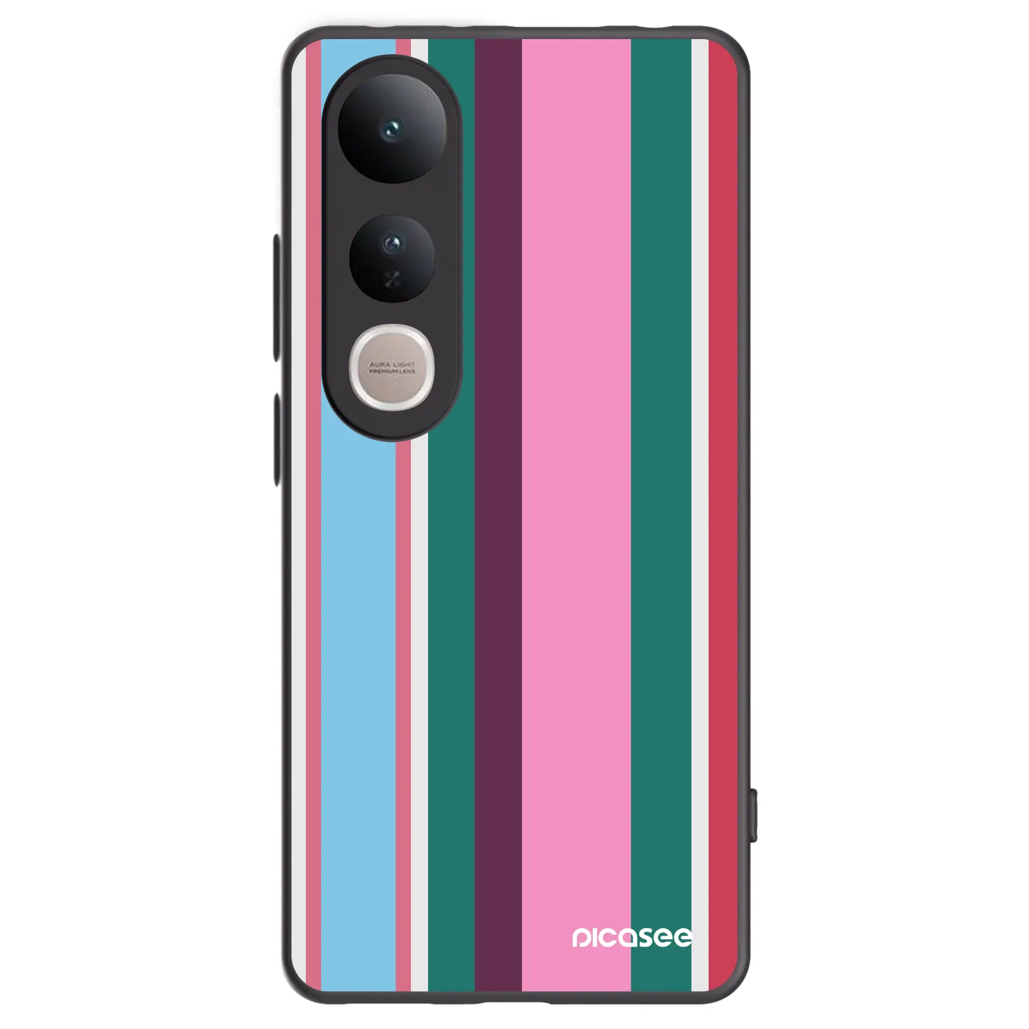 Picasee silikonowe czarne etui na Vivo V50 Lite 5G - Cabana club
