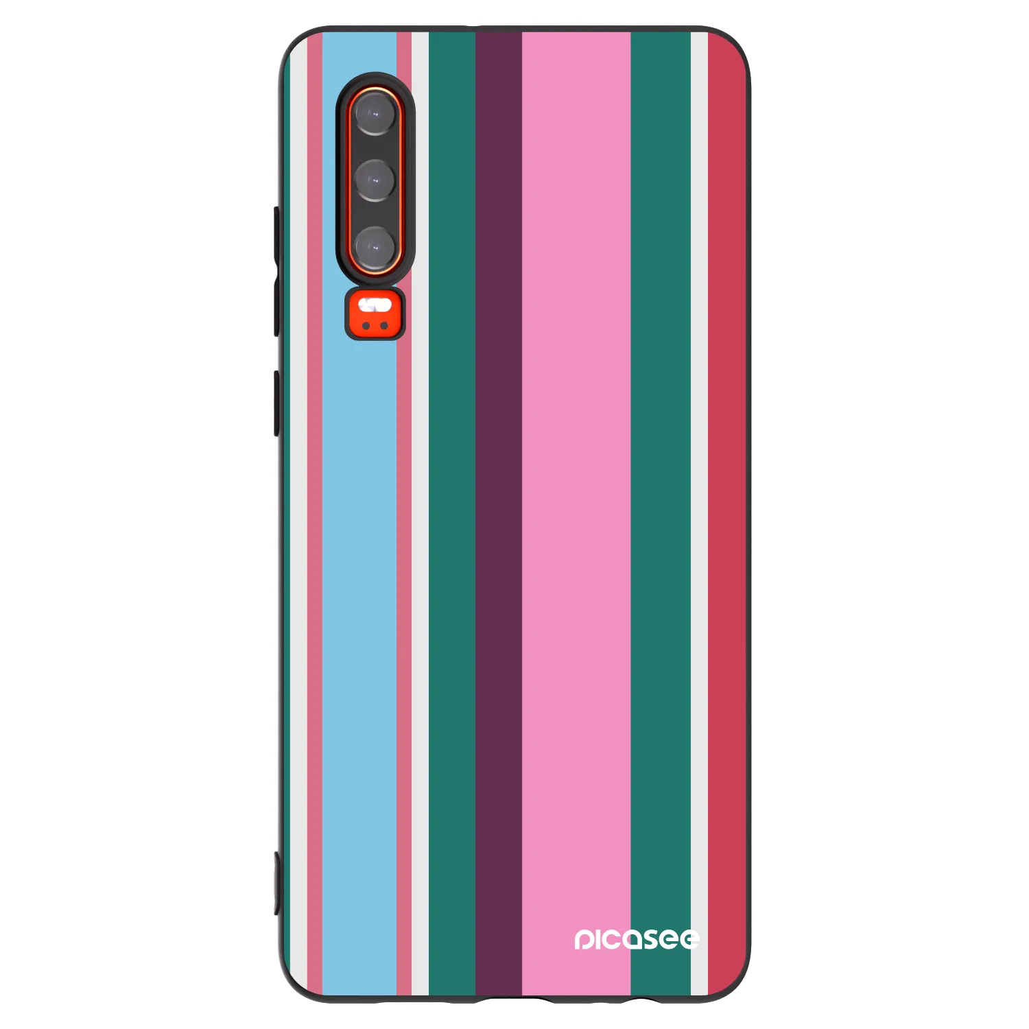 Picasee silikonowe czarne etui na Huawei P30 - Cabana club