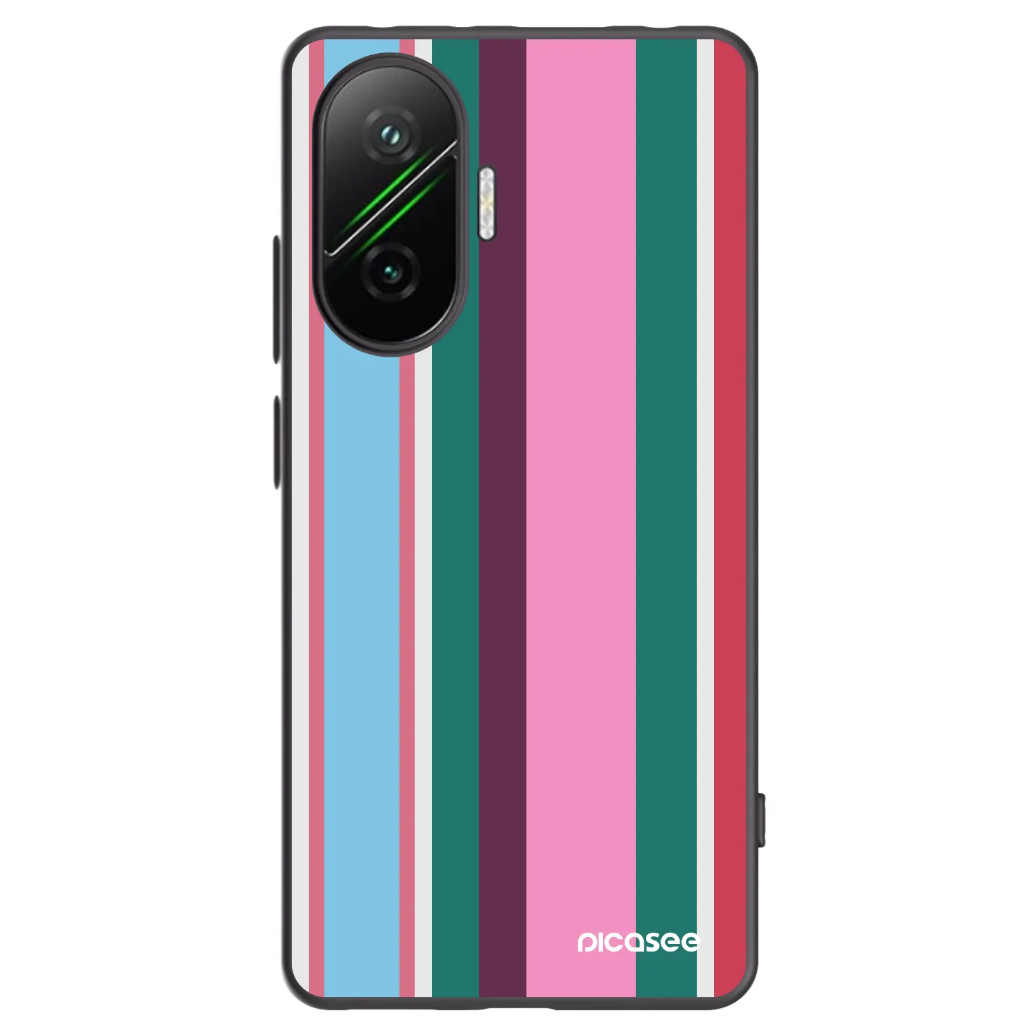 Picasee silikonowe czarne etui na Xiaomi Poco F7 Pro 5G - Cabana club