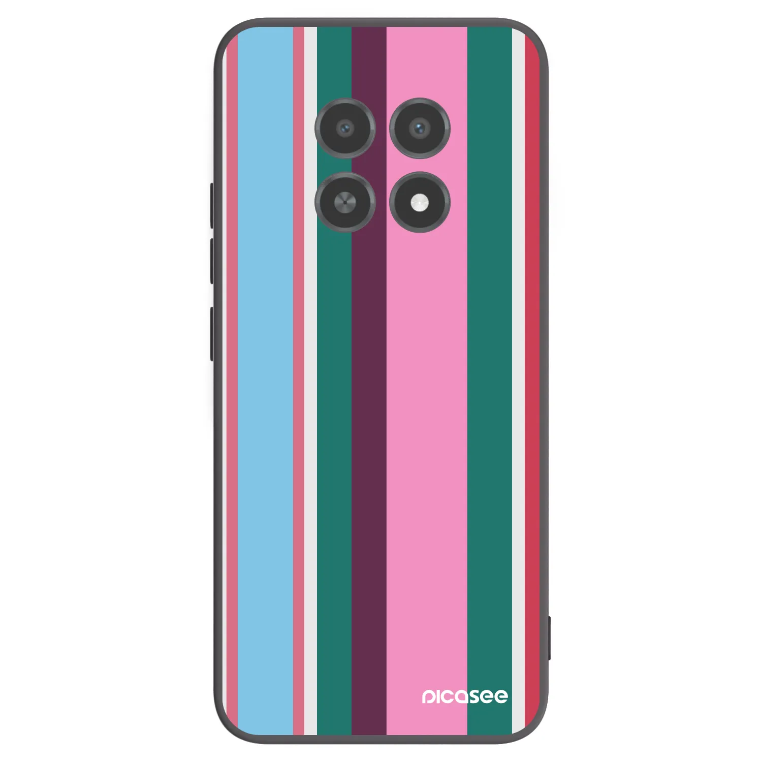 Picasee silikonowe czarne etui na Realme 12X - Cabana club