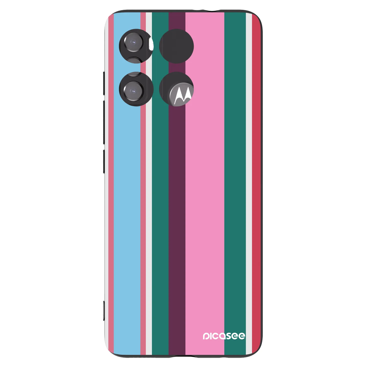Picasee silikonowe czarne etui na Motorola Edge 60 5G - Cabana club