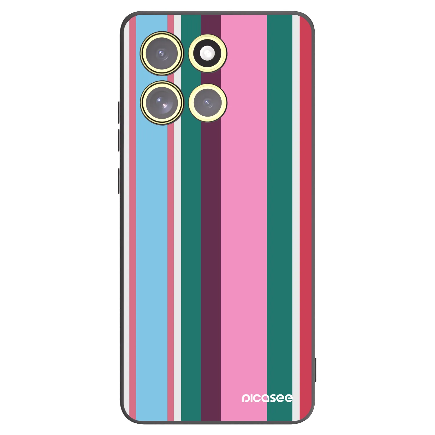 Picasee silikonowe czarne etui na Motorola Moto G86 5G - Cabana club