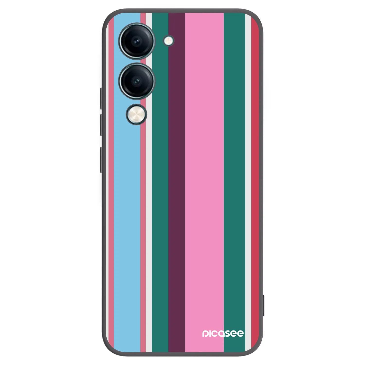 Picasee silikonowe czarne etui na Vivo Y29s 5G - Cabana club