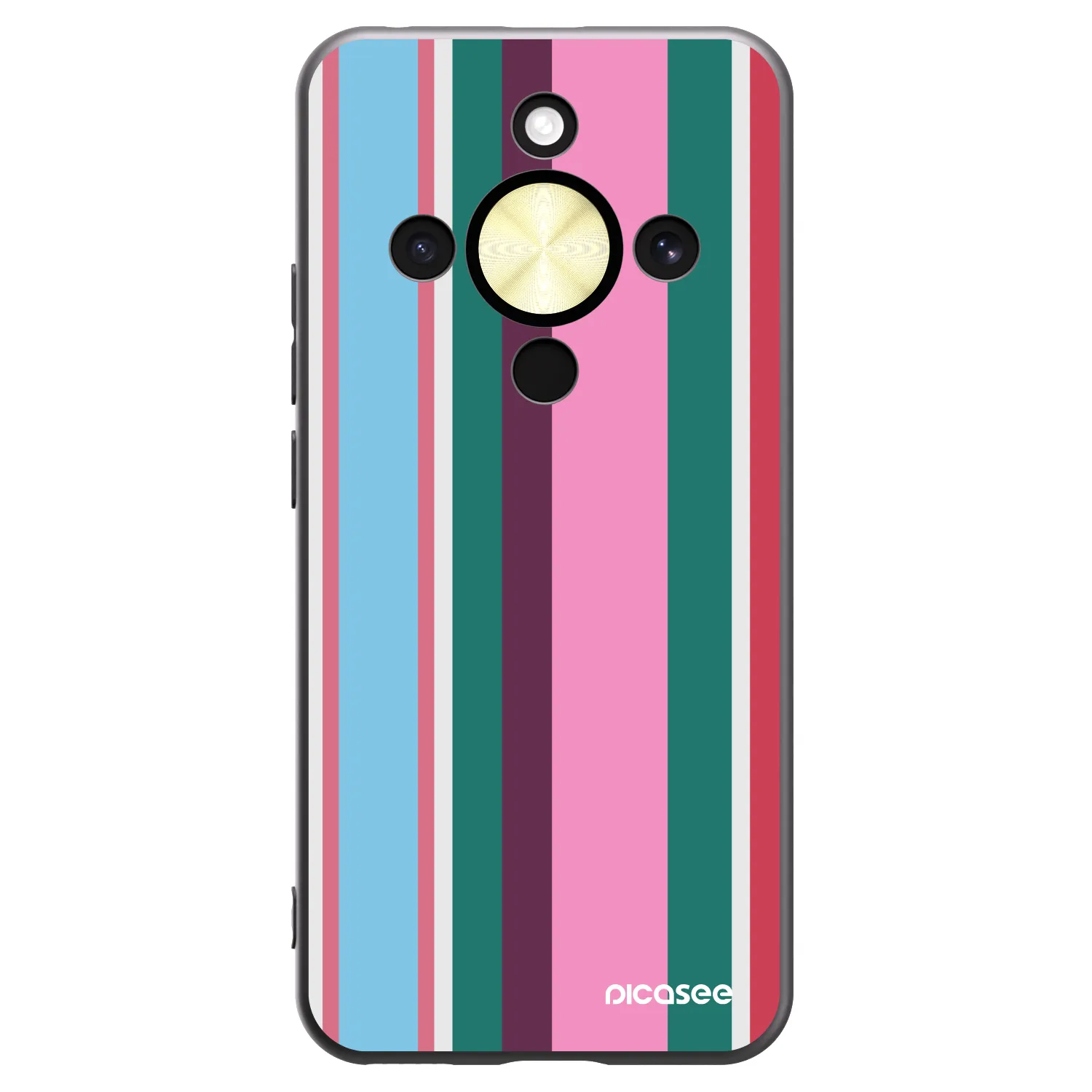Picasee silikonowe czarne etui na Honor Magic8 Lite 5G - Cabana club