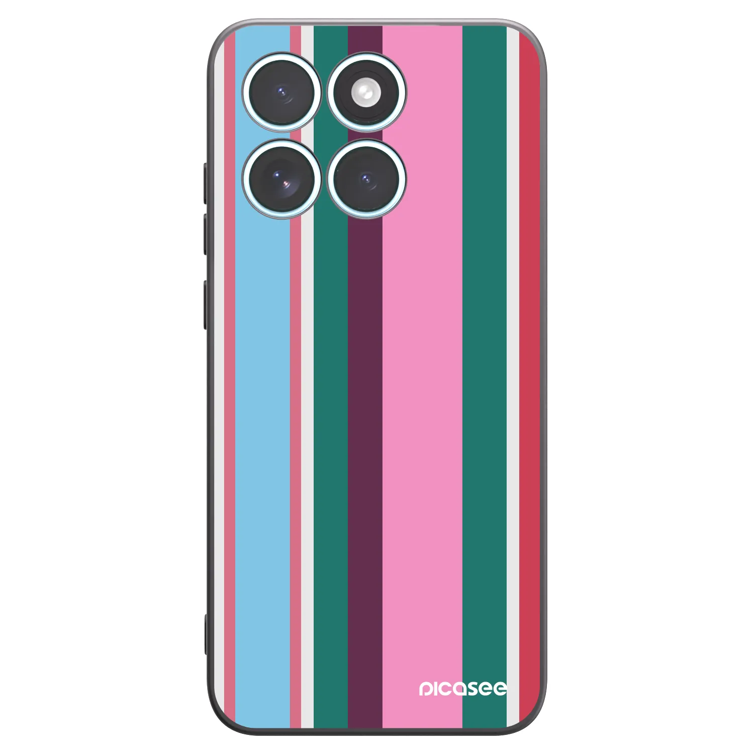 Picasee silikonowe czarne etui na Motorola Edge 70 Fusion - Cabana club