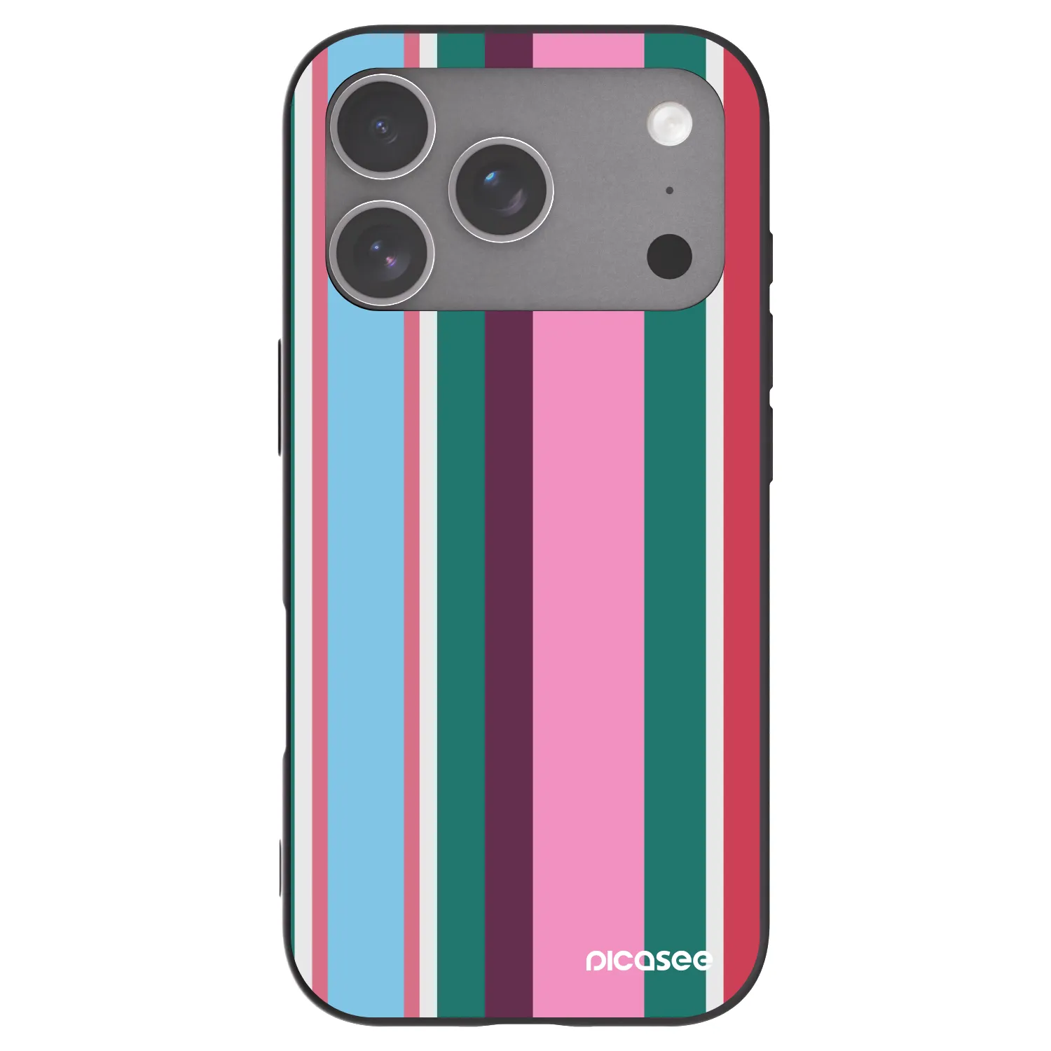 Picasee silikonowe czarne etui na Apple iPhone 18 Pro - Cabana club