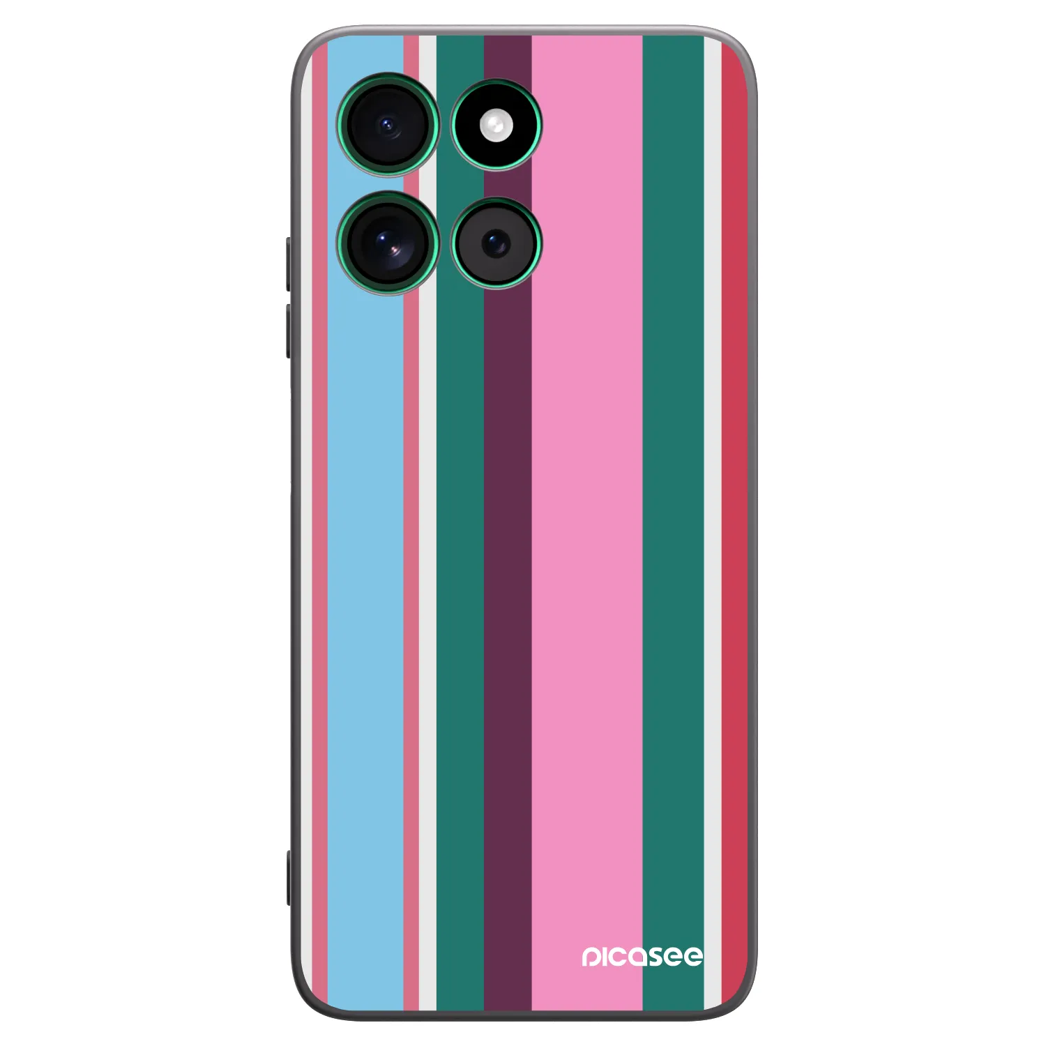 Picasee silikonowe czarne etui na Motorola Moto G57 Power - Cabana club