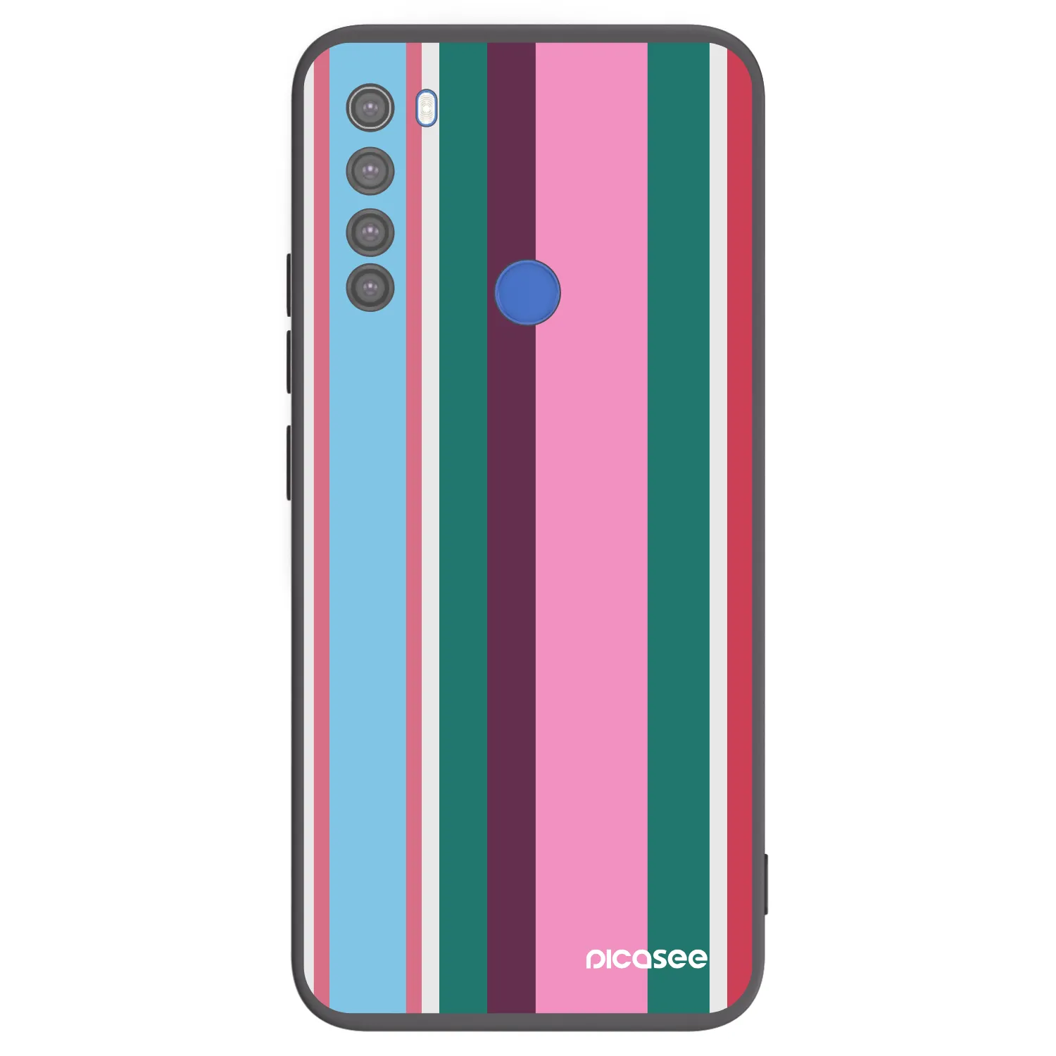 Picasee silikonowe czarne etui na Xiaomi Redmi Note 8T - Cabana club