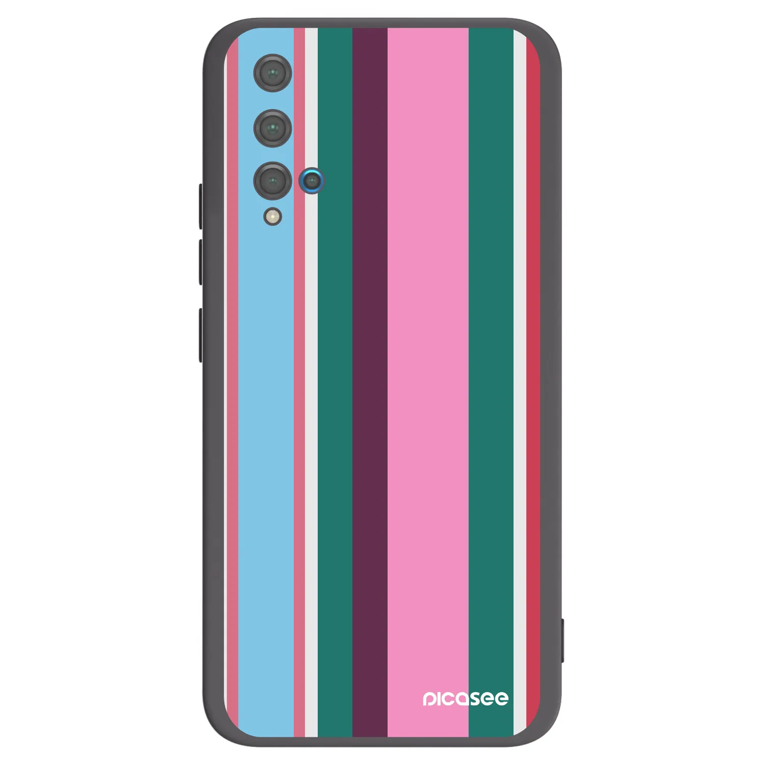Picasee silikonowe czarne etui na Huawei Nova 5T - Cabana club