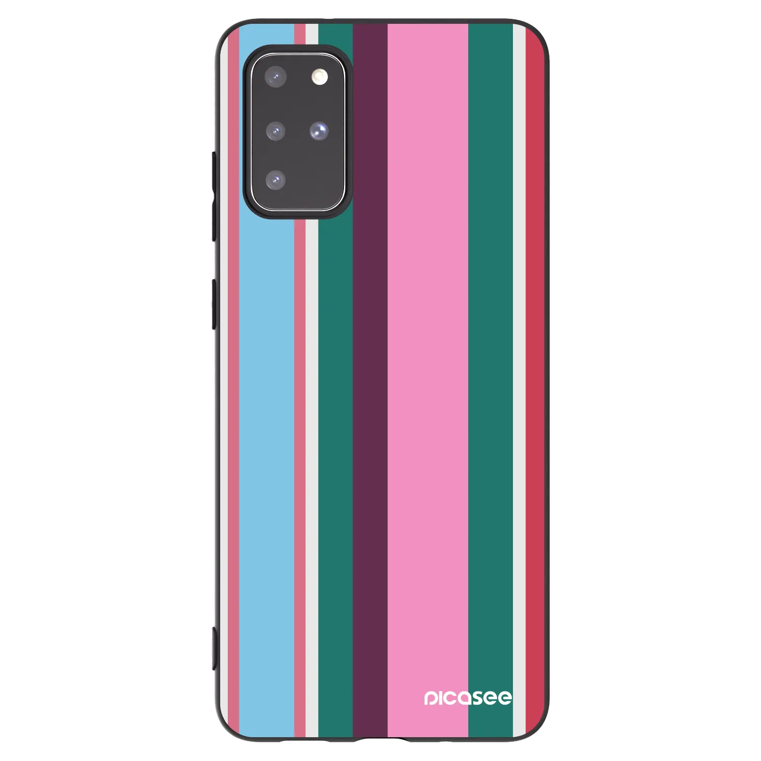 Picasee silikonowe czarne etui na Samsung Galaxy S20+ G985F - Cabana club