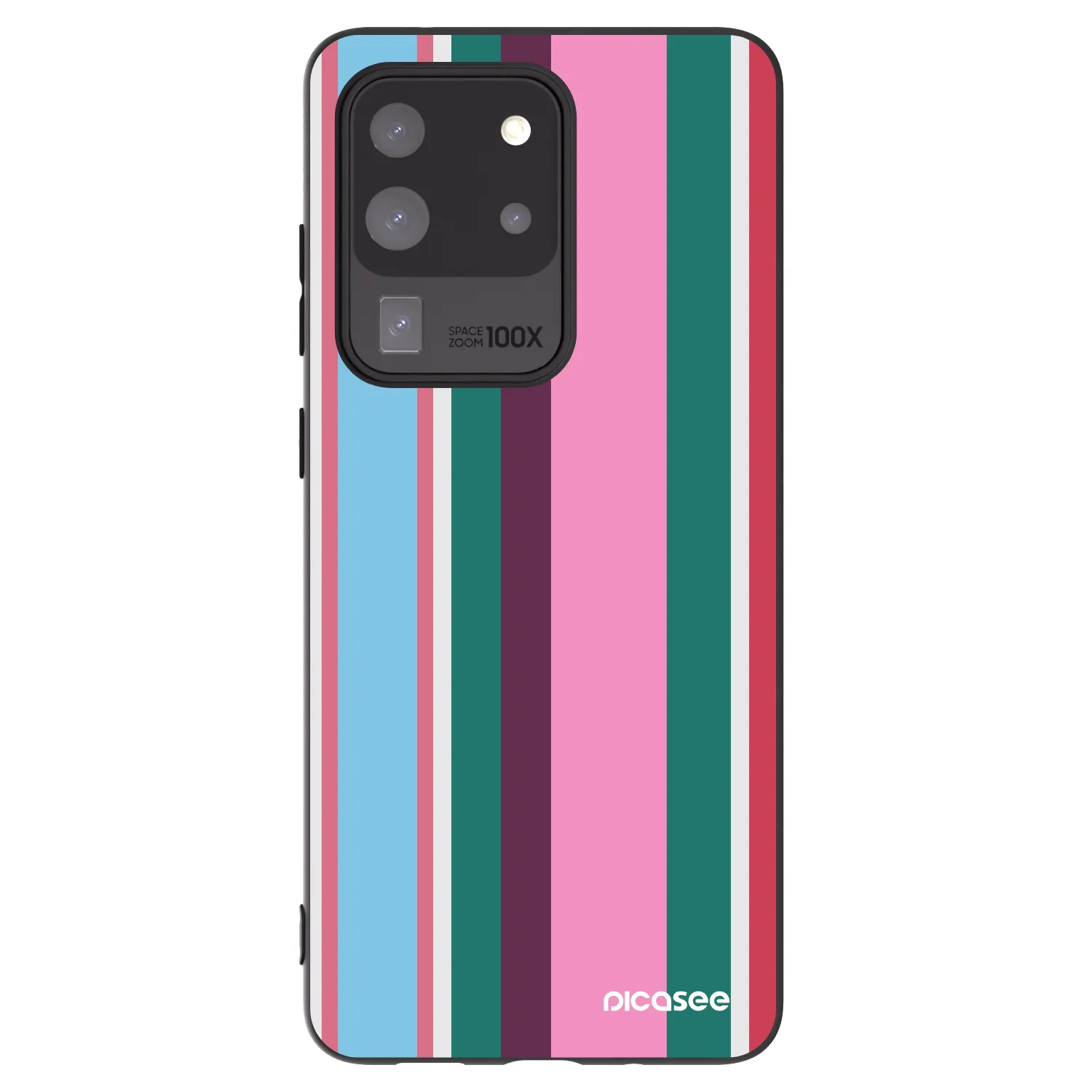 Picasee silikonowe czarne etui na Samsung Galaxy S20 Ultra 5G G988F - Cabana club