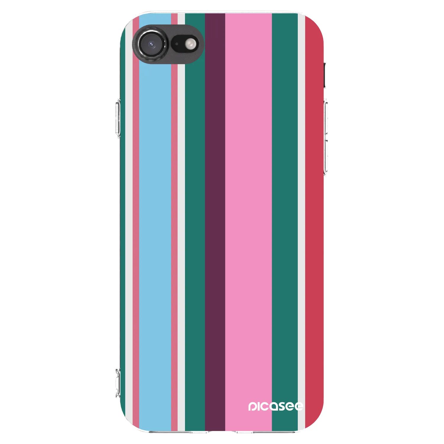 Picasee silikonowe przeźroczyste etui na Apple iPhone SE 2020 - Cabana club