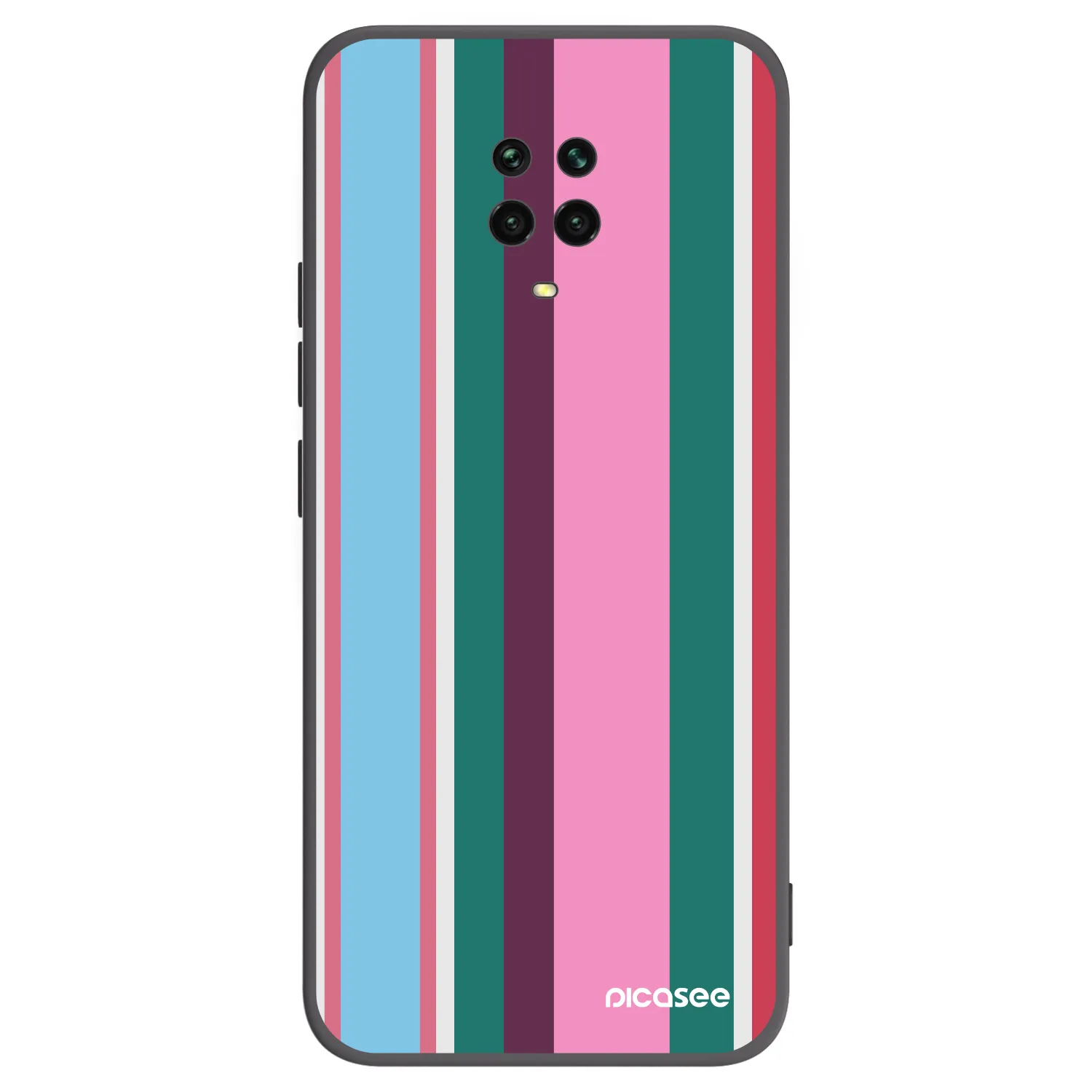 Picasee silikonowe czarne etui na Xiaomi Redmi Note 9 Pro - Cabana club
