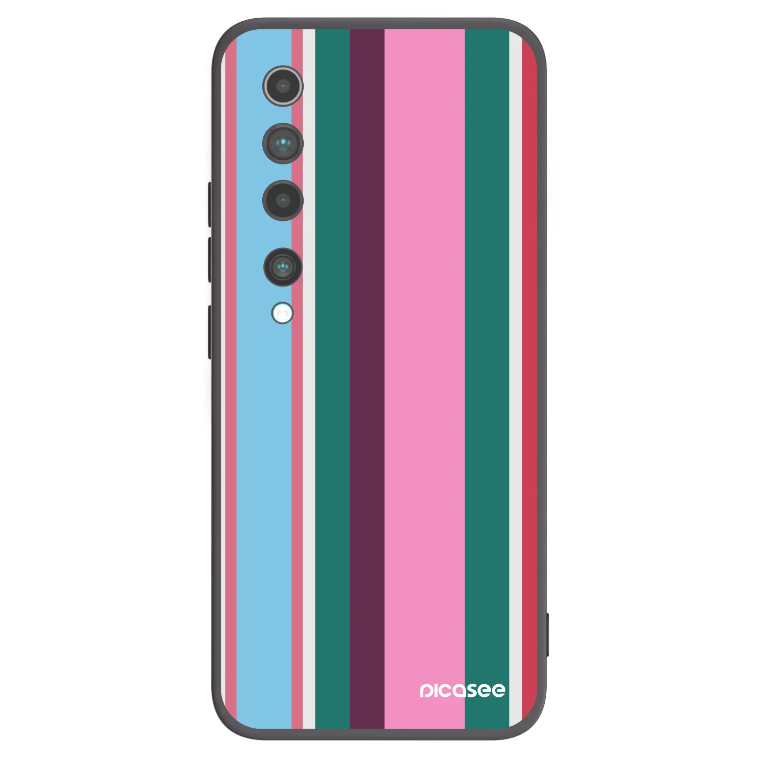 Picasee silikonowe czarne etui na Xiaomi Mi 10 - Cabana club