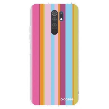 Picasee silikonowe przeźroczyste etui na Xiaomi Redmi 9 - Golden hour