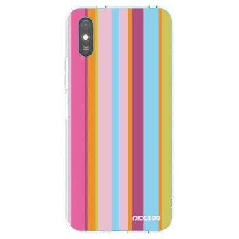 Picasee silikonowe przeźroczyste etui na Xiaomi Redmi 9A - Golden hour