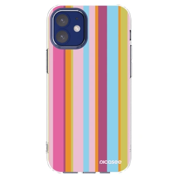 Picasee silikonowe przeźroczyste etui na Apple iPhone 12 mini - Golden hour