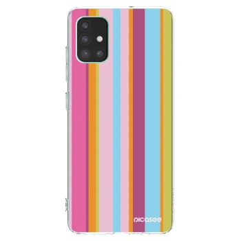 Picasee silikonowe przeźroczyste etui na Samsung Galaxy M51 M515F - Golden hour