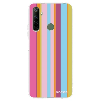 Picasee silikonowe przeźroczyste etui na Realme 6i - Golden hour