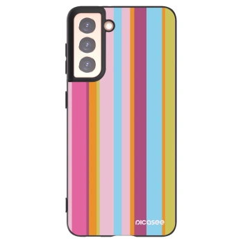 Picasee silikonowe czarne etui na Samsung Galaxy S21 5G G991B - Golden hour