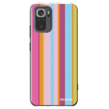 Picasee silikonowe przeźroczyste etui na Xiaomi Redmi Note 10 - Golden hour