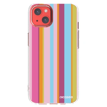 Picasee silikonowe przeźroczyste etui na Apple iPhone 13 - Golden hour
