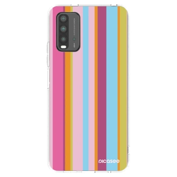Picasee silikonowe przeźroczyste etui na Xiaomi Redmi 9T - Golden hour