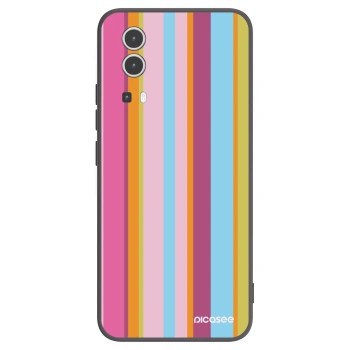 Picasee silikonowe czarne etui na Vivo Y72 5G - Golden hour