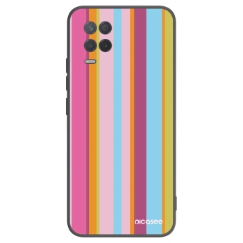Picasee silikonowe czarne etui na Realme 8 5G - Golden hour