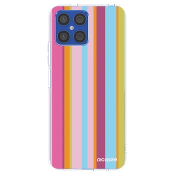 Picasee silikonowe przeźroczyste etui na Honor X8 4G - Golden hour