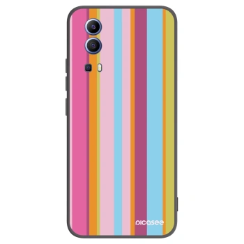 Picasee silikonowe czarne etui na Vivo Y52 5G - Golden hour