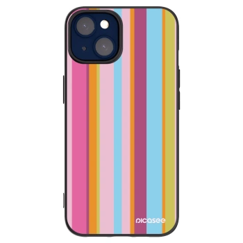 Picasee silikonowe czarne etui na Apple iPhone 14 - Golden hour