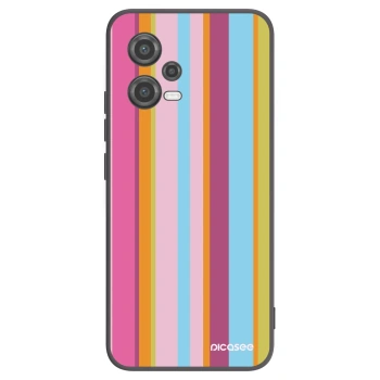 Picasee silikonowe czarne etui na Xiaomi Poco X5 - Golden hour