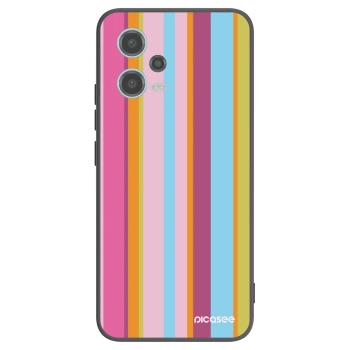 Picasee silikonowe czarne etui na Xiaomi Redmi Note 12 5G - Golden hour