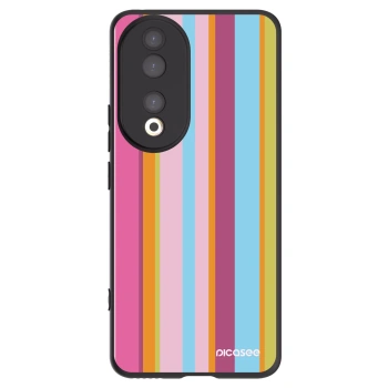 Picasee silikonowe czarne etui na Honor 90 5G - Golden hour