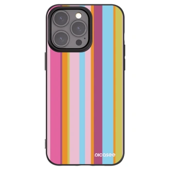 Picasee silikonowe czarne etui na Apple iPhone 15 Pro Max - Golden hour