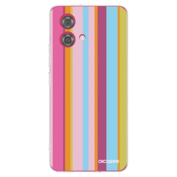 Picasee silikonowe przeźroczyste etui na Motorola Moto G84 5G - Golden hour