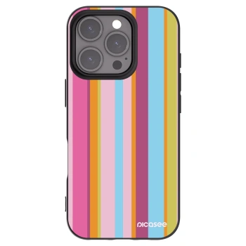 Picasee silikonowe czarne etui na Apple iPhone 16 Pro - Golden hour