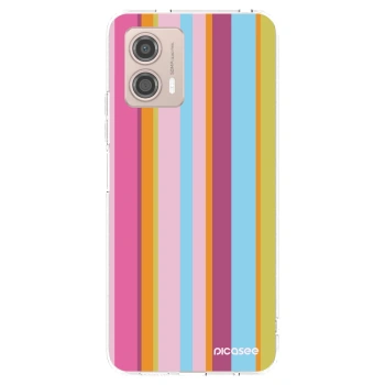Picasee silikonowe przeźroczyste etui na Motorola Moto G53 5G - Golden hour