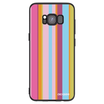 Picasee silikonowe czarne etui na Samsung Galaxy S8 G950F - Golden hour