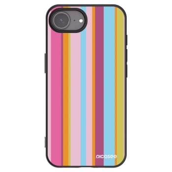 Picasee silikonowe czarne etui na Apple iPhone 16e - Golden hour